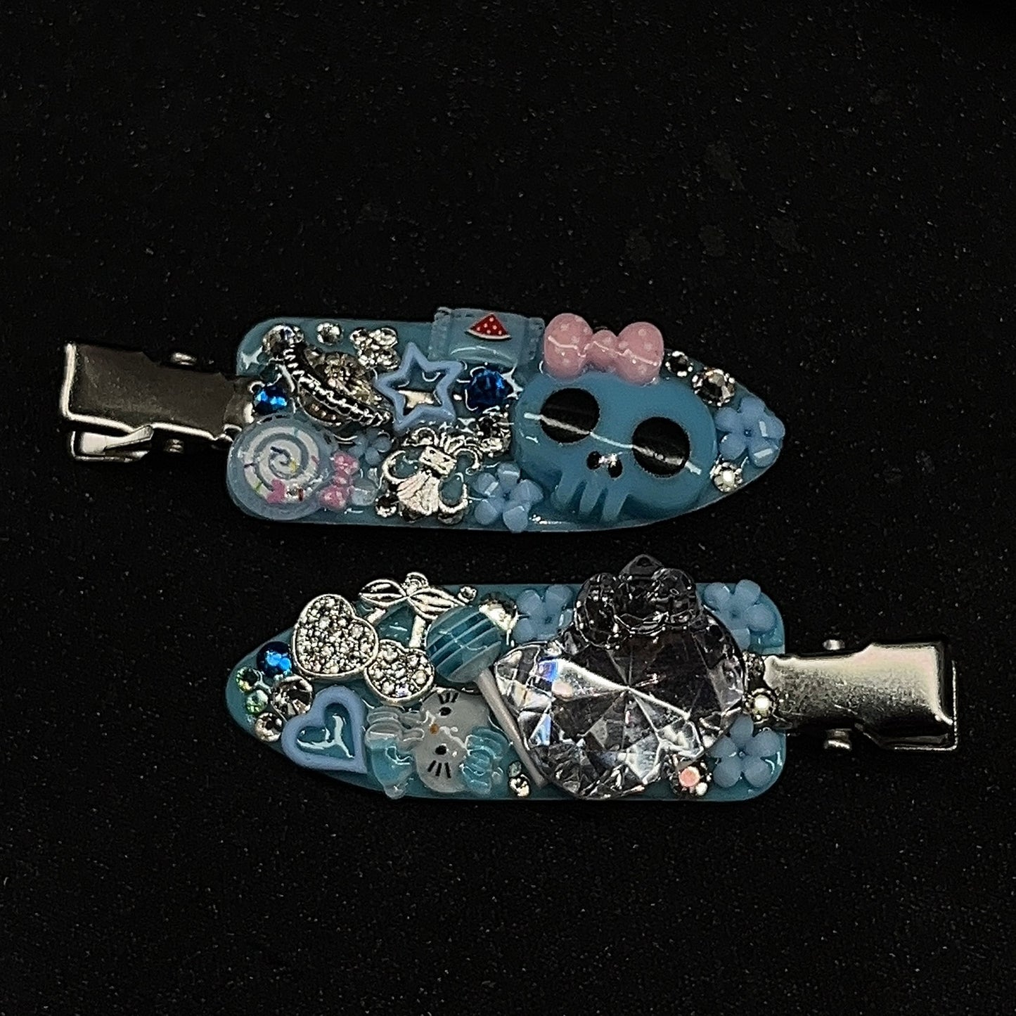 junk hair pins 2pc