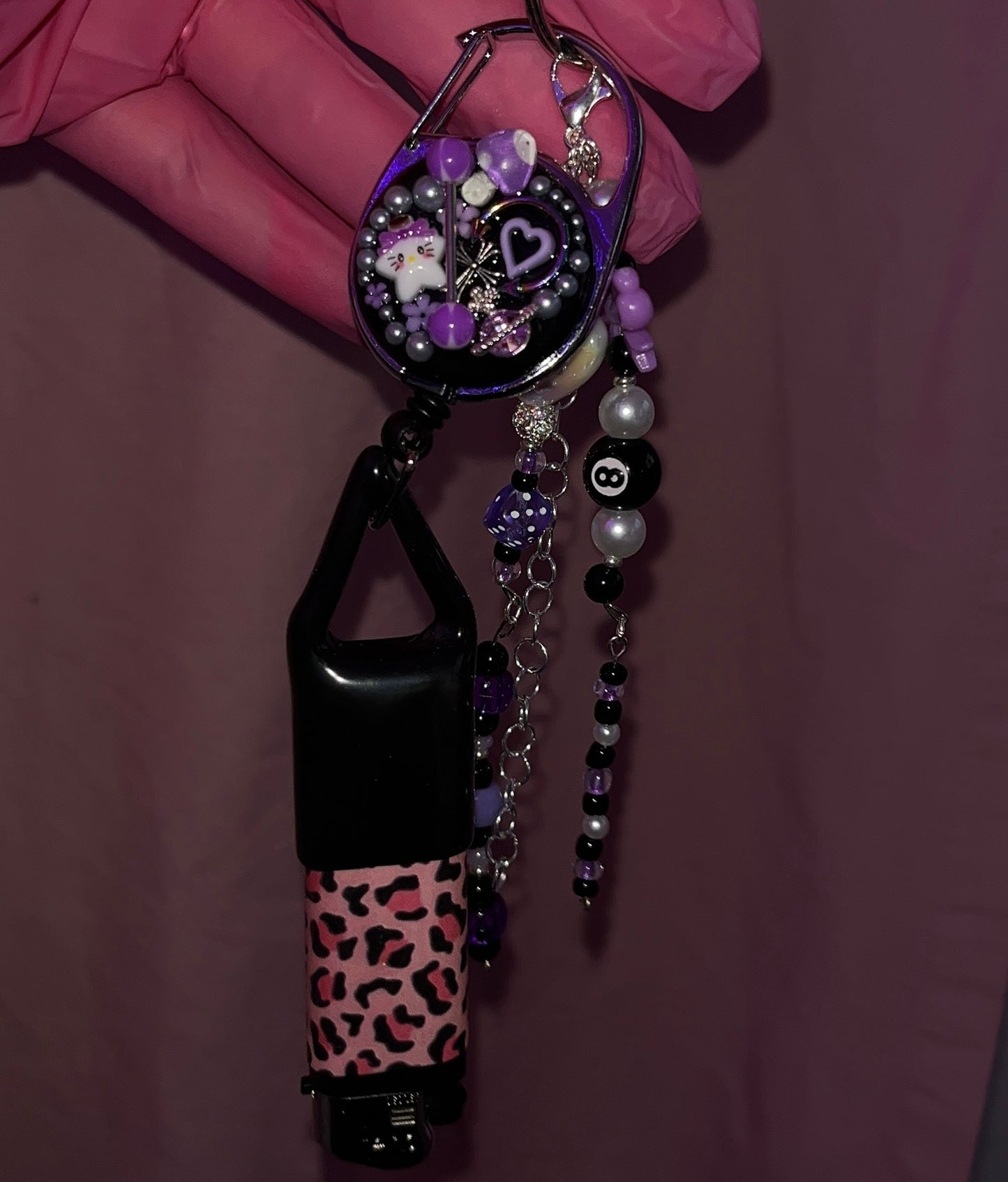 junk lighter leash w/ keychain