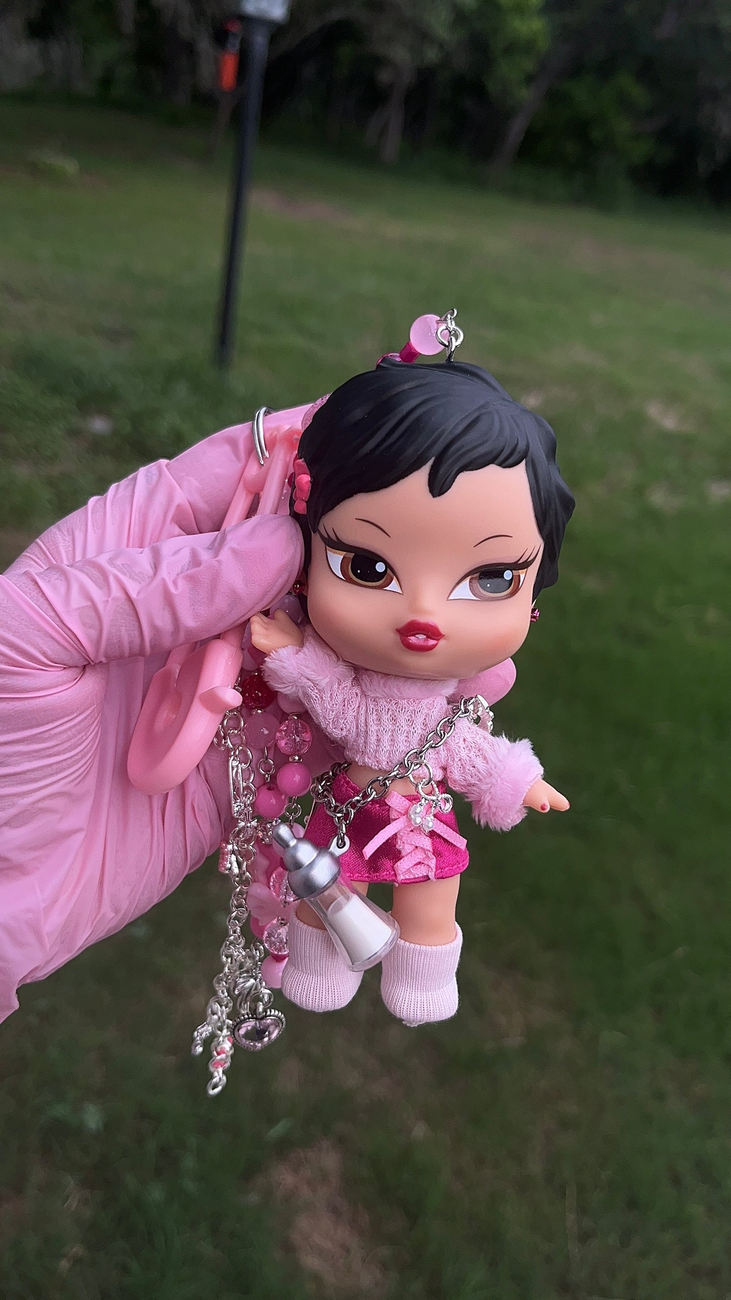 brat keychain