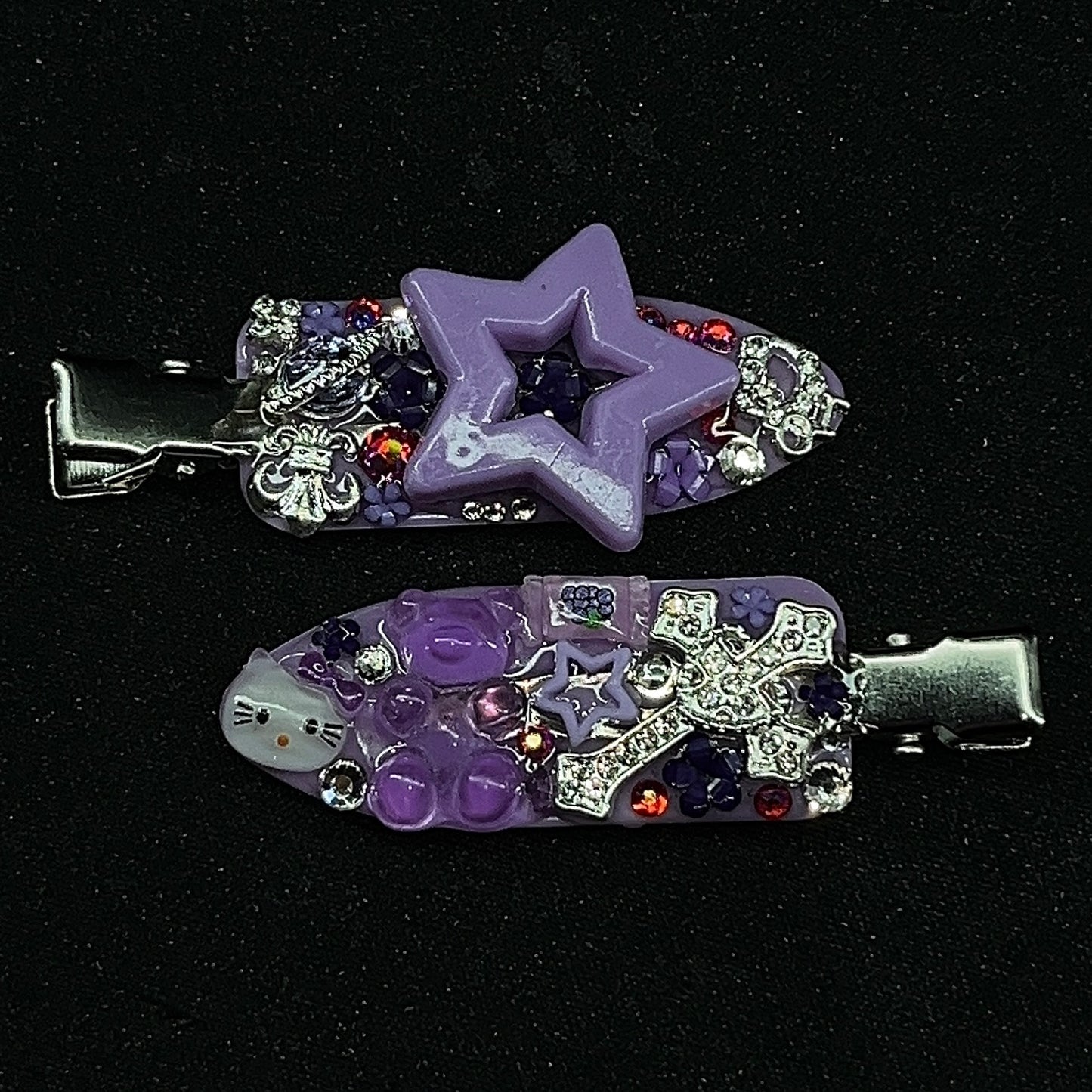junk hair pins 2pc