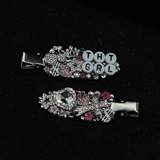 junk hair pins 2pc
